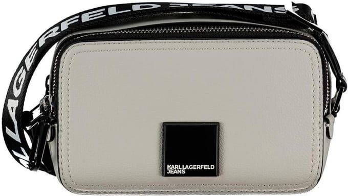 Dames Camera Tas Beige met Verstelbare Band