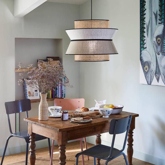 MARKET SET Singapore XL hanglamp, nude
