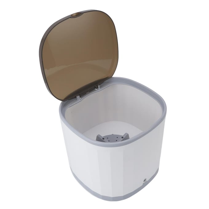 Mini Bekerreiniger Machine Draagbaar Volautomatisch 360 graden Omni-directioneel 4L 5V USB Oplaadbaar Thee gray