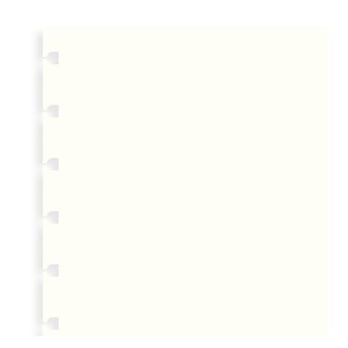 Filofax interieur, formaat a5, uitvoering blanco wit notitiepapier à 32 vel