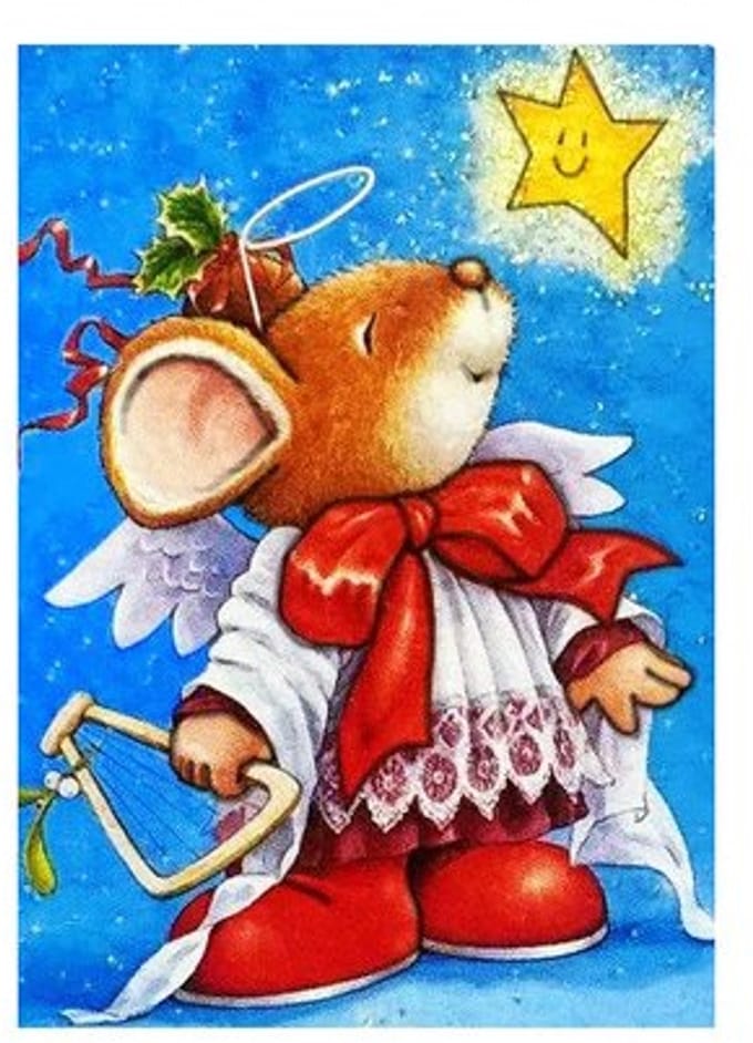 Wizardi Diamond Painting Kit Queen Mouse WD2440