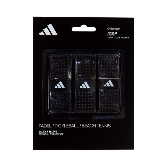 Adidas (3X) Padel Overgrip - Zwart | Maat: UNI