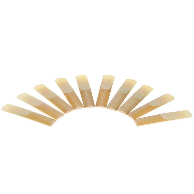 ammoon 10-pack stuks Strength 3.0 bamboe rieten voor Bb tenorsaxofoon sax accessoires beige