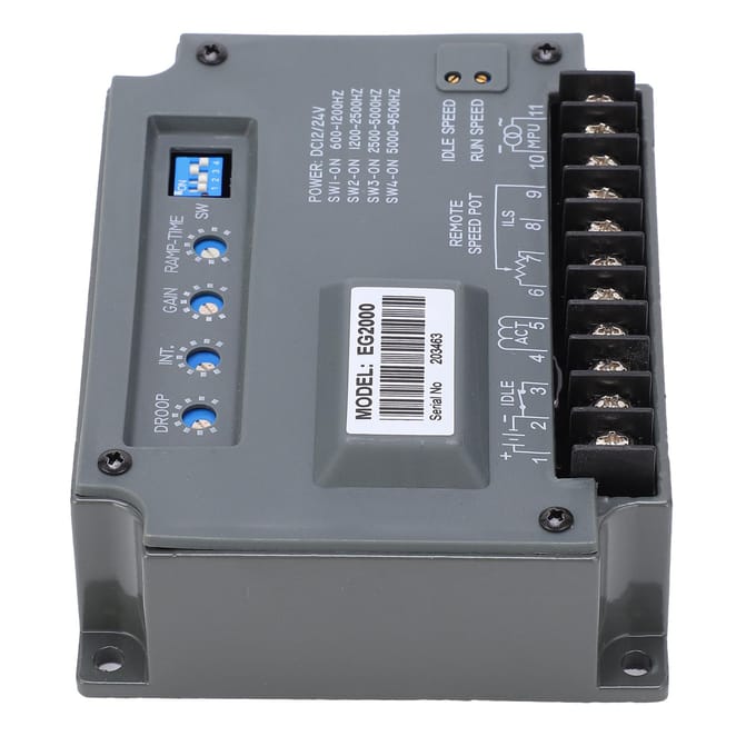 Motortoerentalregelaar Elektronische Gouverneur Diesel Generator Besturingsregelaar EG2000 1224VDC