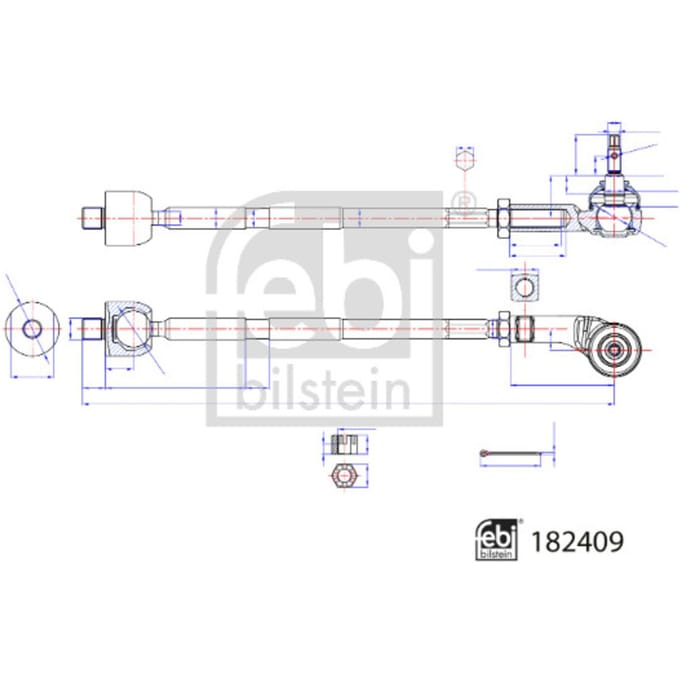 Spoorstang FEBI BILSTEIN 182409