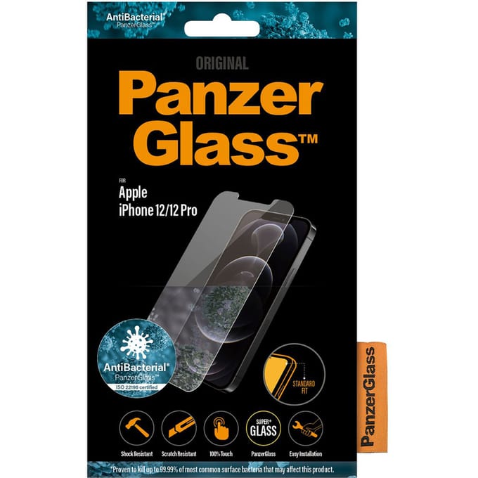 PanzerGlass - Screenprotector geschikt voor Apple iPhone 12 / iPhone 12 pro Glazen | PanzerGlass Standard Fit Screenprotector - Case Friendly