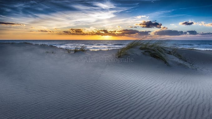 Foto op Canvas, Voorjaarsstrand 002 (150x80cm)