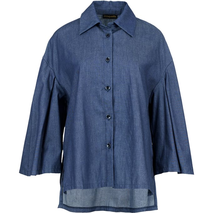 Indigo denim stijl jasje