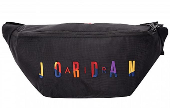 Jordan Polyester Buiktas, Crossbody Tas Normaal Unisex Zwart ONESIZE