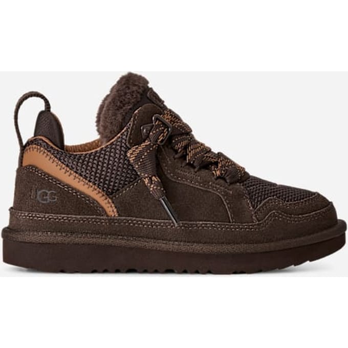 UGG® Lowmel for Kids in Dusted Cocoa, Size 2, Canvas/Suede/Recycled Materials