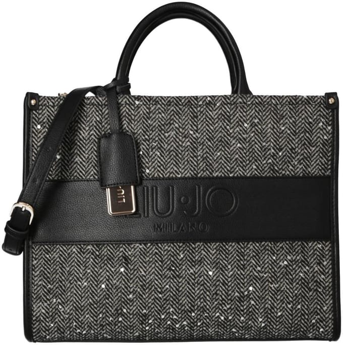 Liu Jo Ridhi Shopping Bag Dames Shopper /Handtas - PL - Zwart - One Size