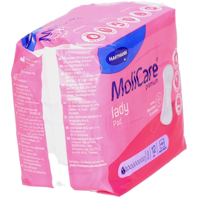 Hartmann Molicare Premium Lady Pads 1 druppel - 1 pak van 12 stuks