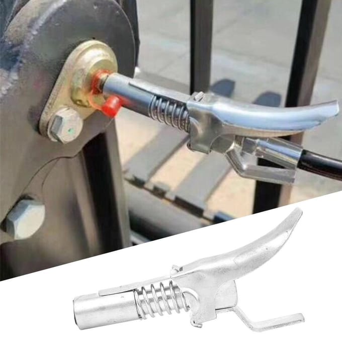 Vetspuit Ontkoppelstuk 10.000PSI Snelkoppeling Zelfborgend Type 1 8in NPT Spuitmond gray