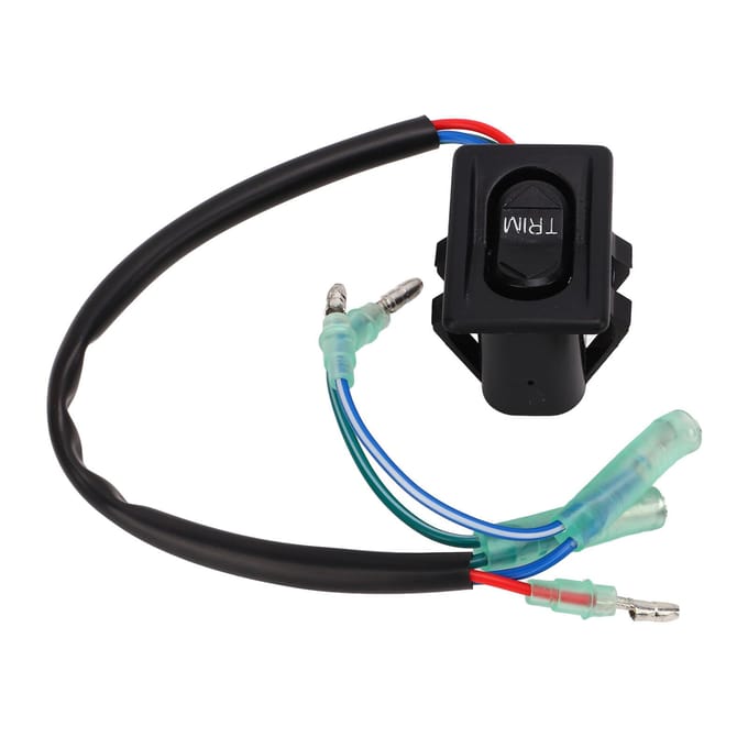 Interrupteur d'inclinaison de trim 87 8M0042301 Remplacement de style interrupteur à bascule pour capot de capot Mariner black