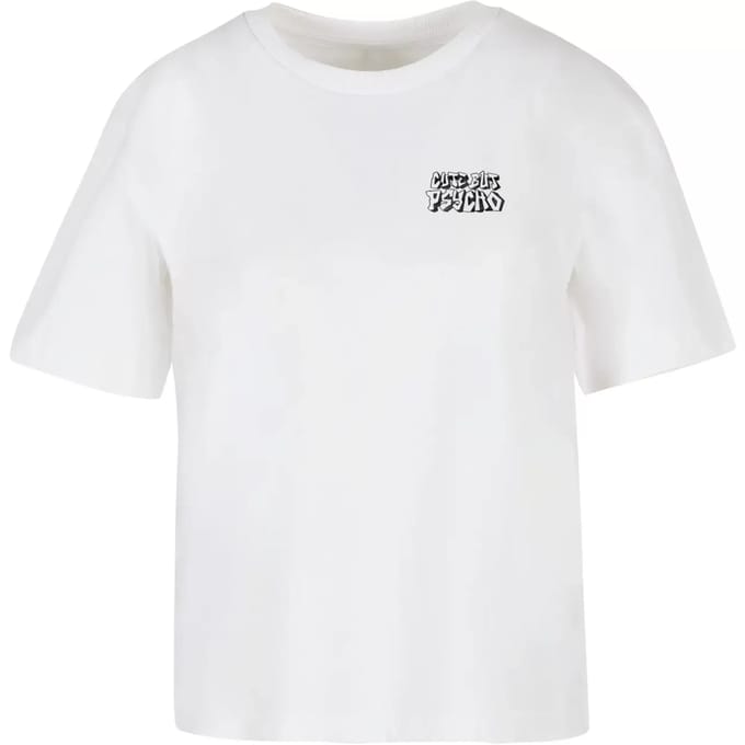 Dames-T-shirt Miss Tee Cute But Psycho