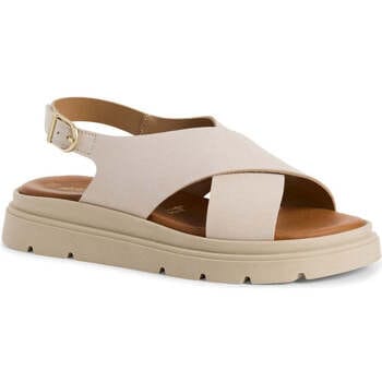 Tamaris Sandalen Plat Sandalen Plat - Gebroken wit - Maat 37