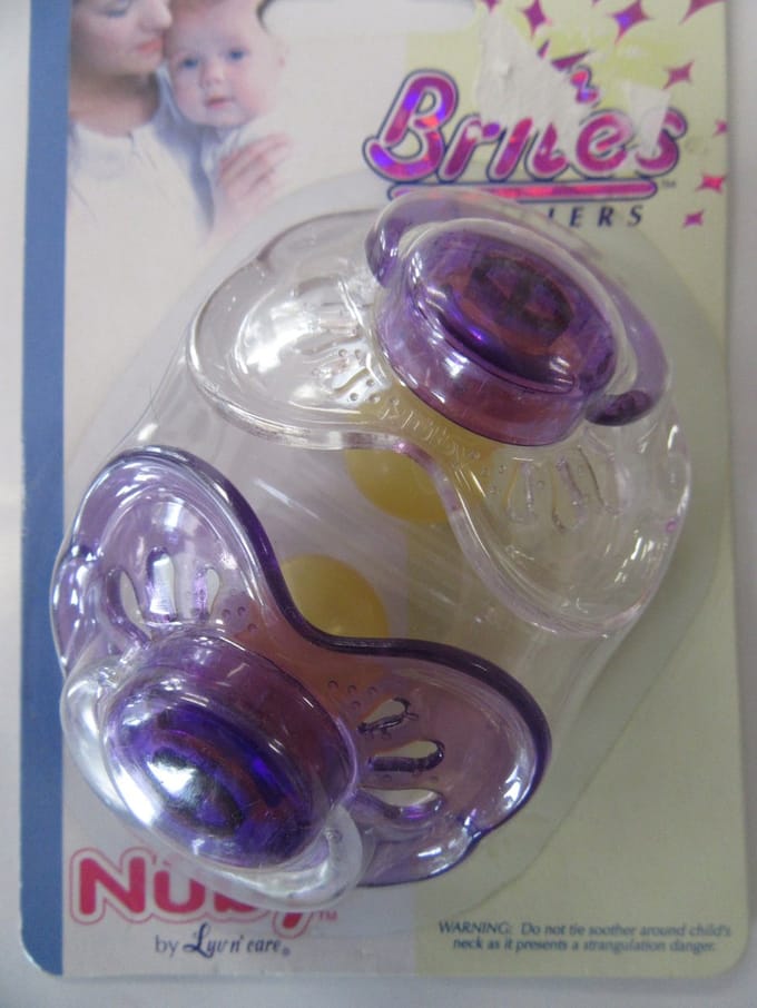 Nuby - Fopspeenset - 2 Pack - rubber - latex +6 - Paars