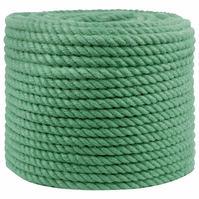 vidaXL - Jute - Touw - 12 - mm - Groen - 100% - Tossa - jute