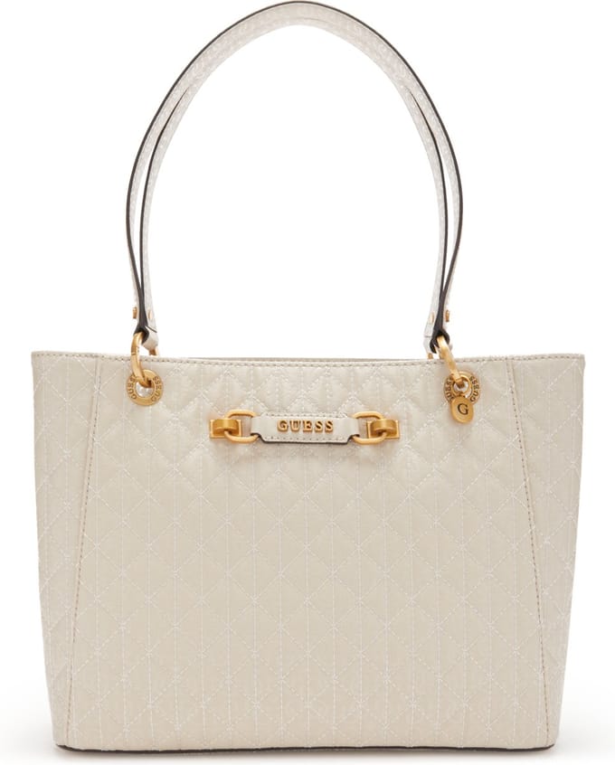 GUESS Handtas Aveta Noel Tote Stone Beige