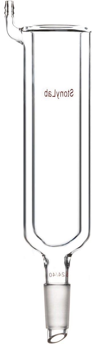 Dewar Condensor - Droogijs Condensor - Laboratorium Experimenten - Borosilicaatglas - 200 mm Jaslengte - Transparant