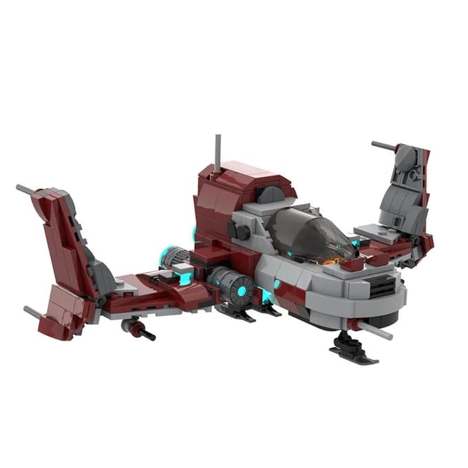 MOC Bouwstenen No Man's Sky: STRALENDE PILAAR BC1 Sciencefiction Ruimteschip ZELFbouwpakket Constructie DIY Kindercadeau gray