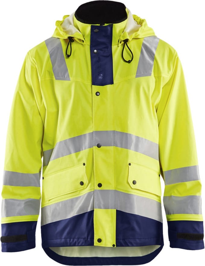 Blaklader Regenjas High Vis LEVEL 2 4302-2003 - High Vis Geel/Marineblauw - M