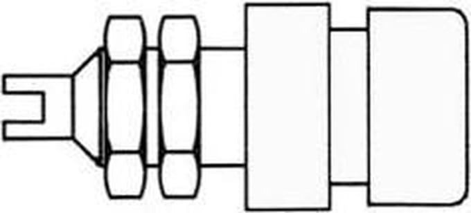 INSULATED 4mm SOCKET / WHITE (BIL 20) (HM2471)