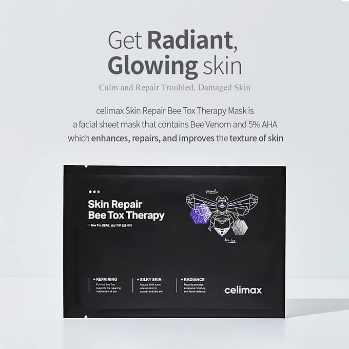 celimax Skin Repair Bee Tox Therapy 5ea AUTHENTIC STORE black