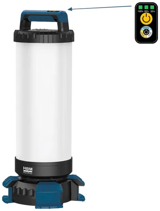 HBM LED dimbare bouwlamp 120 Watt, 16500 lumen