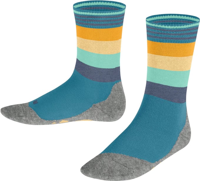 FALKE Active Fox dun ademend katoen functioneel materiaal sokken kinderen turkoois - maat 23-26