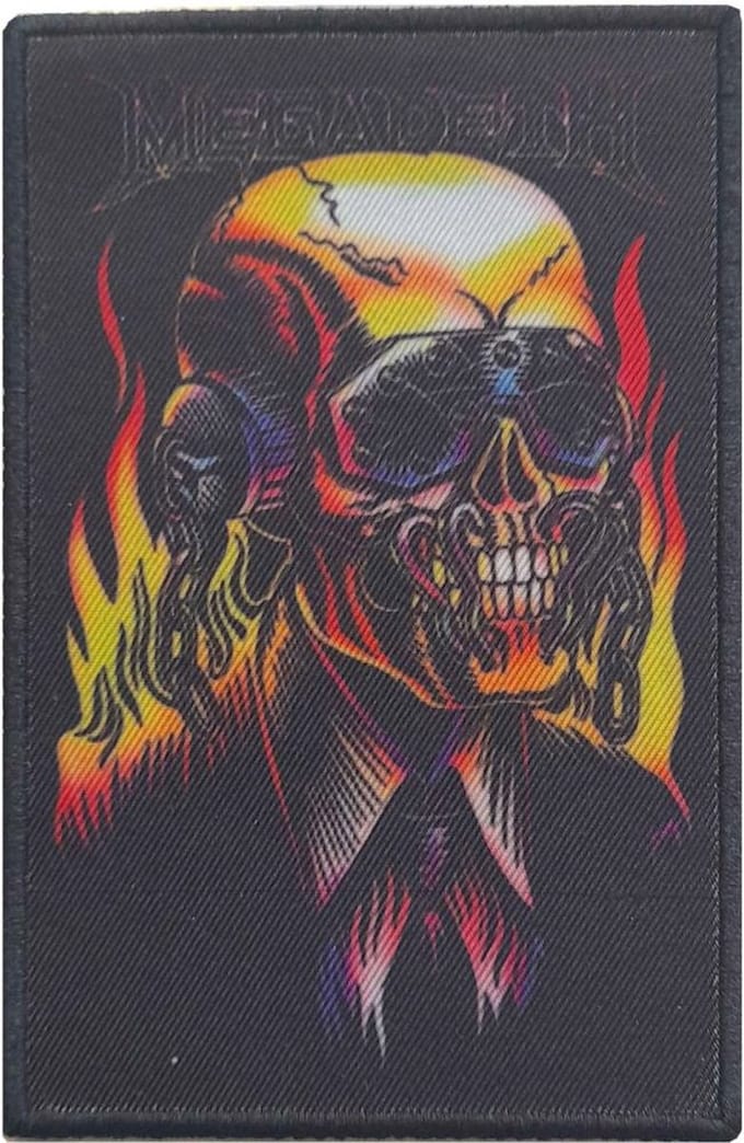 Megadeth - Flaming Vic Patch - Multicolours