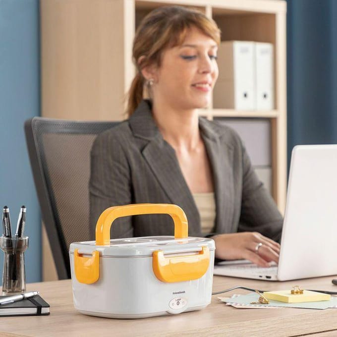 Boîte à Repas Électrique - Lunffi - InnovaGoods - 1,5 L - Acier inoxydable - Pliable grijs