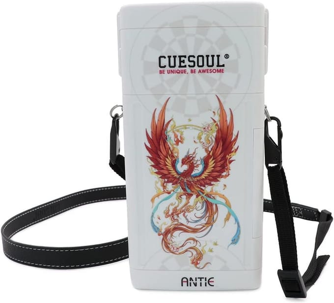 Hard Dart Case met 6 Stalen en Soft Tip Darts