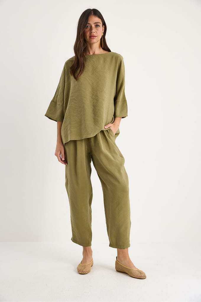 Overmaatse Bootlijn Polyester Twee-delige Set
