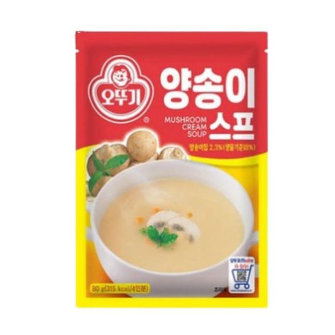 Otoki Champignonsoep Koreaanse Stijl Romige Champignon Instant Soep 80g, 1 st/3 st 3ea