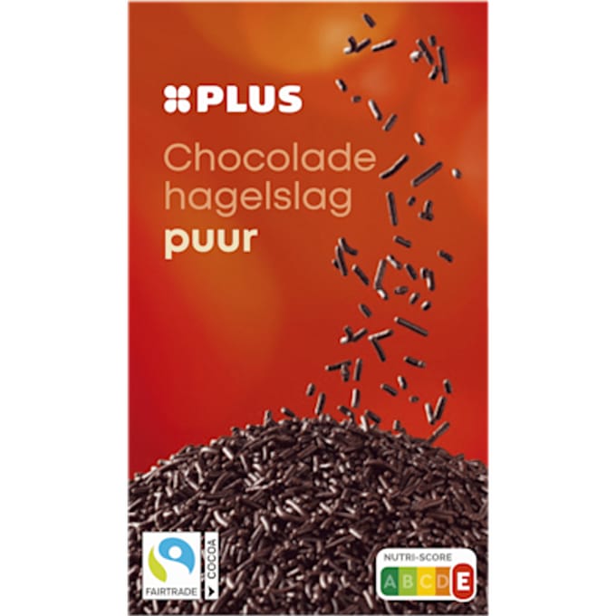 Chocoladehagelslag puur Fairtrade
