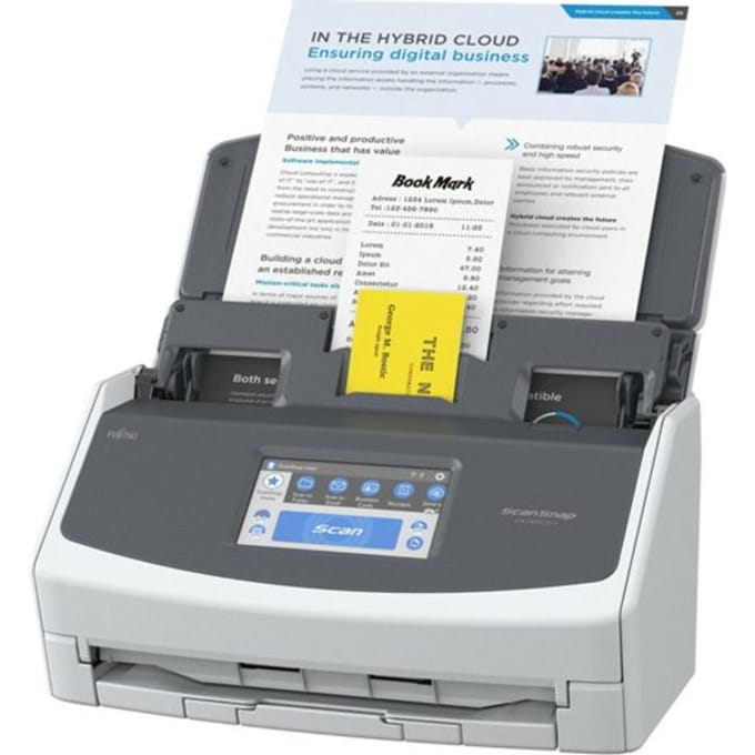Documentscanner RICOH ScanSnap iX1600, z/w/kleur, USB/WLAN, duplex, 600 dpi, 40 ppm, tot A4
