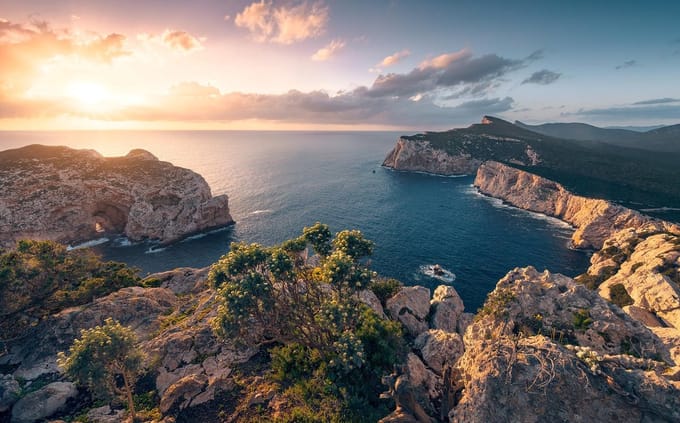 Fotobehang Mediterranes Spektakel - Meerkleurig - 2,80m X 450cm