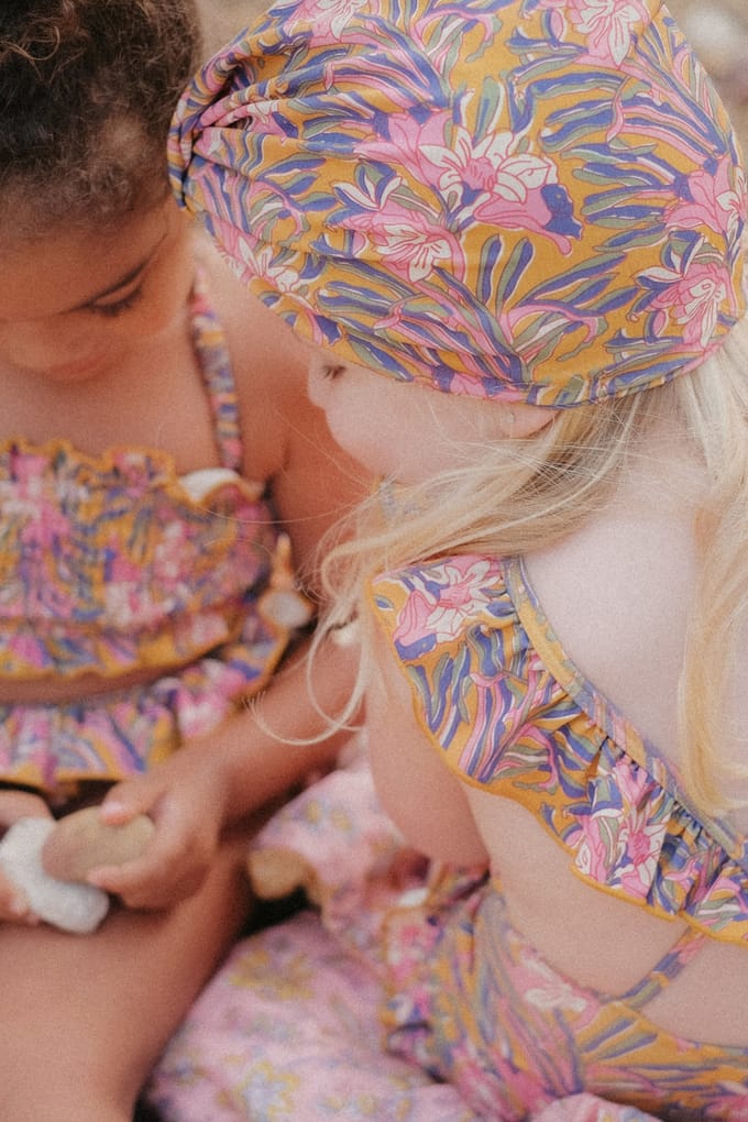 Louise Misha Bathing Suit Andrea Honey Flower Größe: 3M | Bademode Outlet | kids