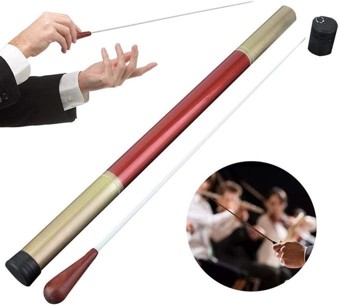 Allecta - Professioneel houten dirigentenbaton voor orkest en band dirigenten - Muziek - Houten handvat