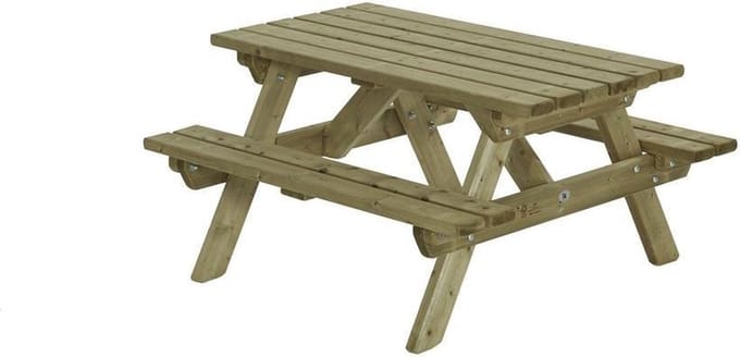 Talen kinderpicknicktafel - 120x115 cm
