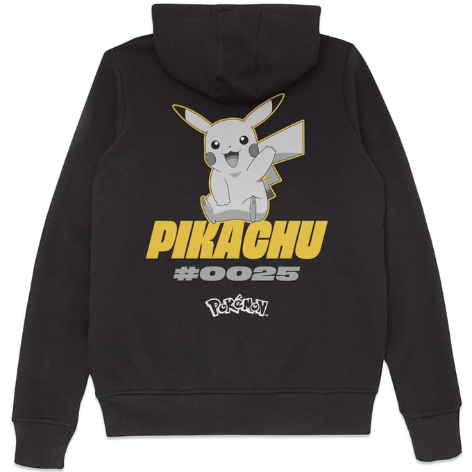 Pokémon Pikachu #0025 Unisex Hoodie - Black - S