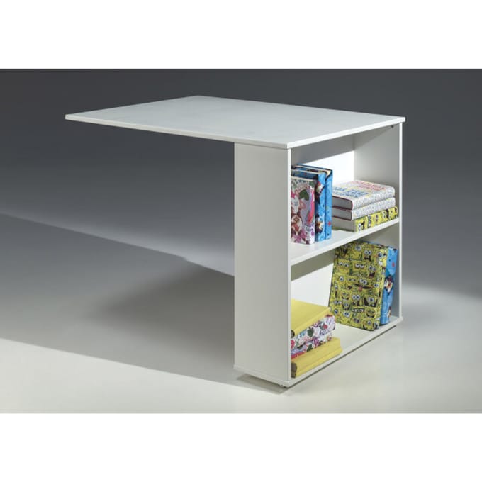 LUCEVI - Pino Bureau/halfhoogslaper - Hout - Wit - 94x67.9 x72cm
