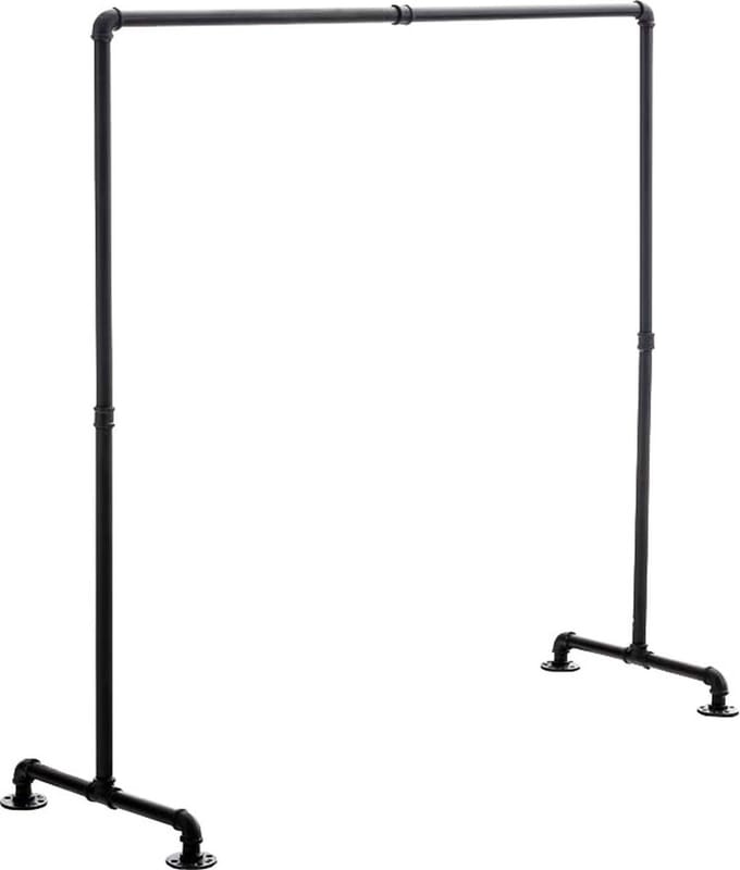 CLP Jersey - Kledingrek - metaal 150 cm/zwart