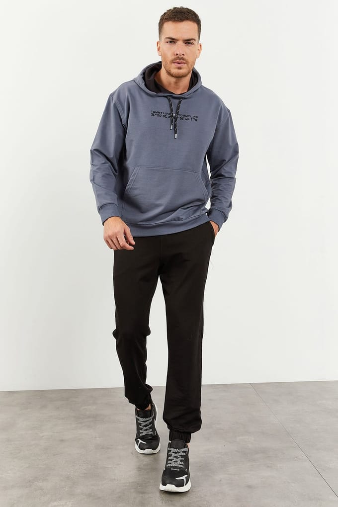 Oversized Hooded Sweatshirt en Broek Set