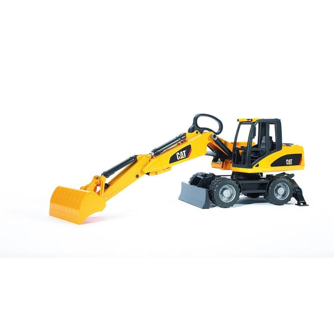 Bruder 02445 – Cat® Graafmachine op Wielen - Werkvoertuig