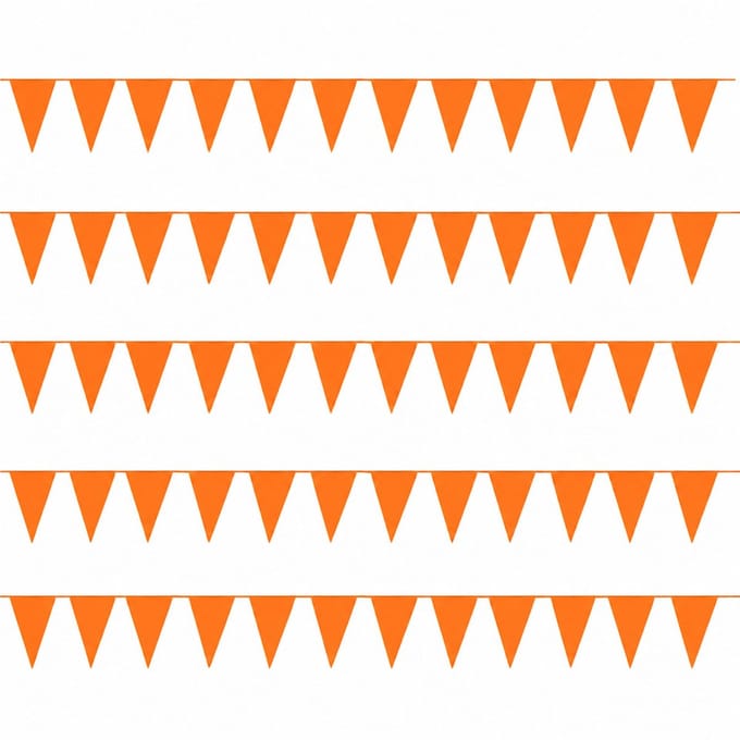 Oranje Vlaggenlijn - Set van 20x 50 meter - 1000 meter