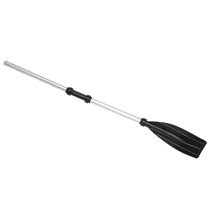 2 stuks aluminiumlegering afneembare lichtgewicht geribbelde kajakpeddels voor boten gray