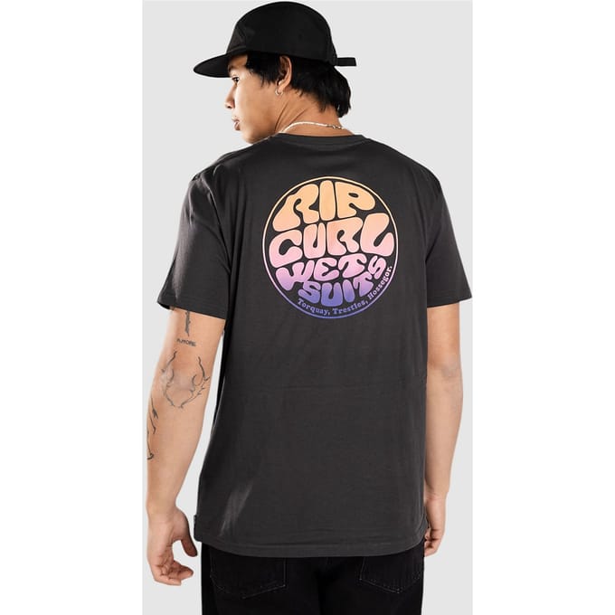Rip Curl Wettie Passage Icon T-Shirt zwart