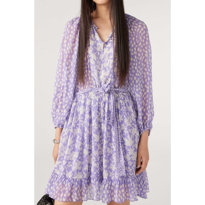 BA&SH Robe Fiona Parme Taglia: L | Abiti Mini Outlet | Donna